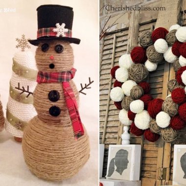 twine christmas crafts