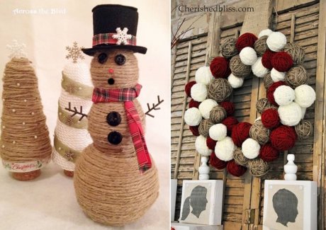 twine christmas crafts