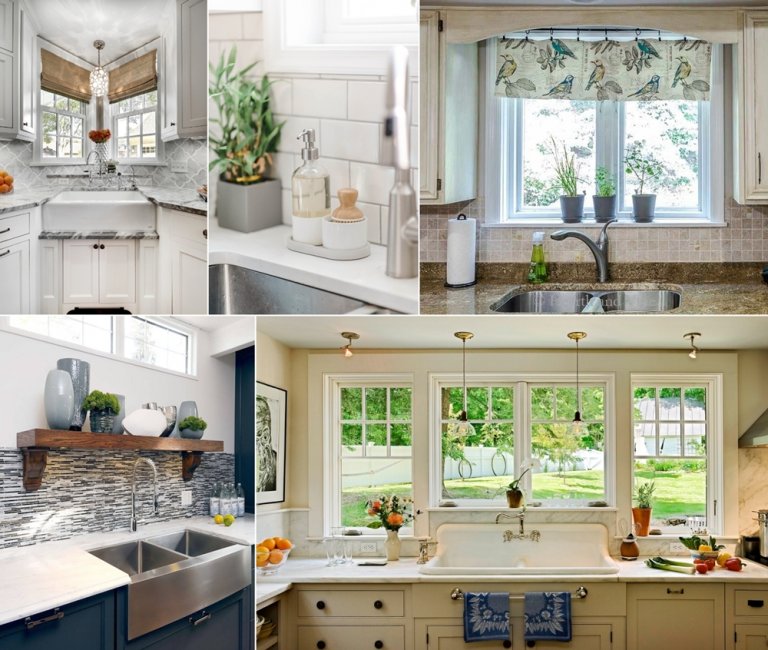 Decor Ideas Around The Kitchen Sink