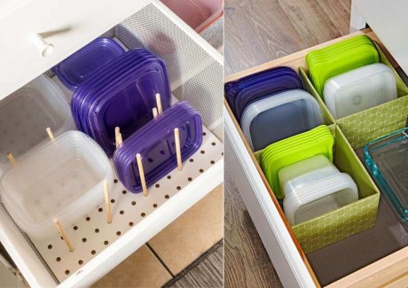 Tupperware Lid Organization Ideas