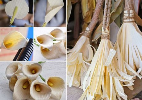 Decorating with Corn Husk