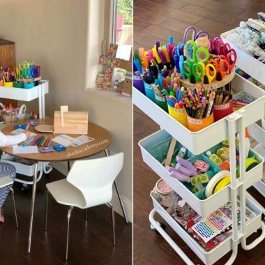 Kids Craft Room Storage Ideas
